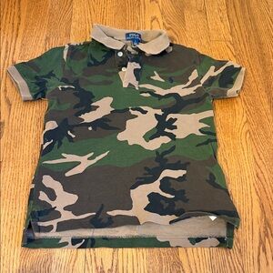 Polo by Ralph Lauren Kids Camouflage Polo Shirt size 7